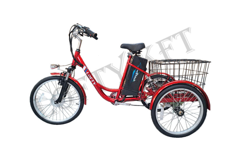 LOFTY-03 *TRINITY* Elektromos háromkerekű kerékpár 22" 36V12Ah/14Ah/21Ah 250W