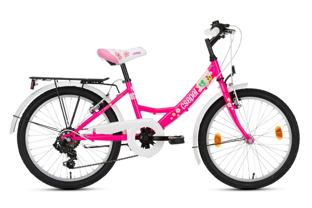 CSEPEL Flora 20" lány kerékpár (1x6 sebességes láncváltós)