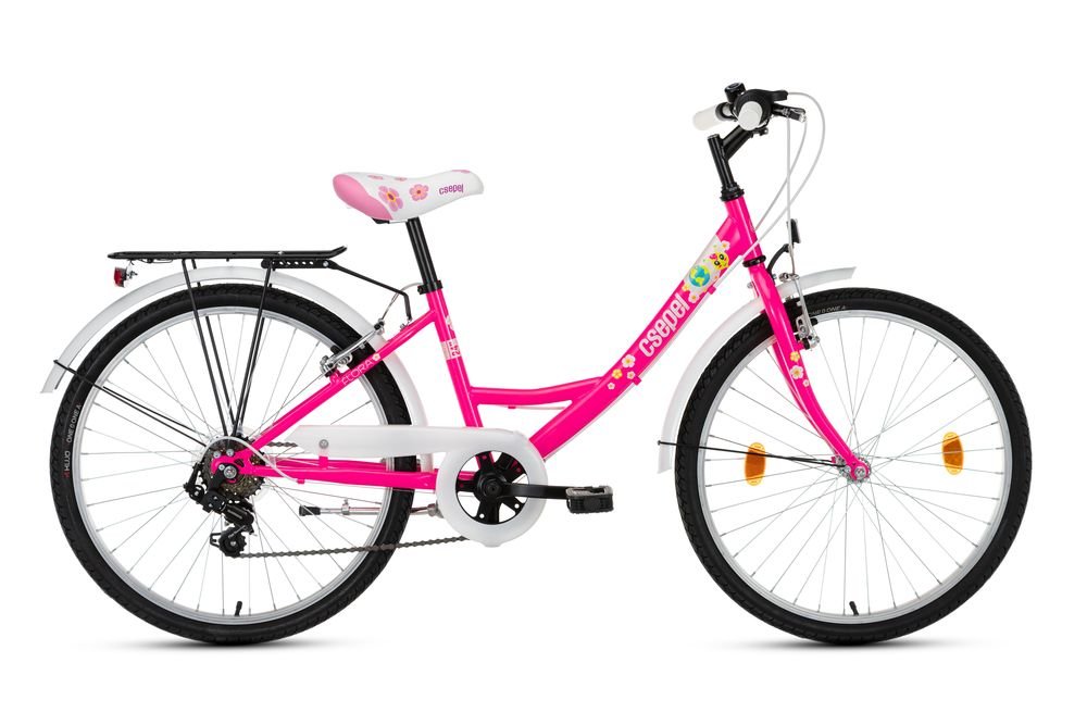 CSEPEL Flora 24" lány kerékpár (1x6 sebességes láncváltós)
