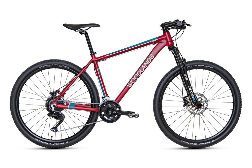 CSEPEL Woodlands Pro CUES 2.1 27.5" férfi MTB kerékpár (2x9 sebességes láncváltós)