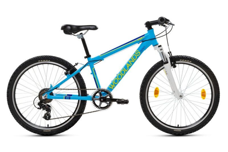 CSEPEL Woodlands Zero 24" teleszkópos gyermek MTB kerékpár (1x6 sebességes láncváltós)